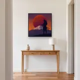 Samurai Before Red Sun and Mount Fuji – Hallway