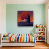 Samurai Before Red Sun and Mount Fuji – Kids room