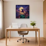 Moonlit Ninja Rooftop Leap – Office