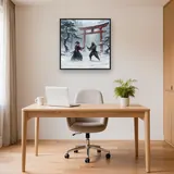 Silent Duel Beneath the Torii – Office