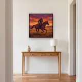 Samurai Charging at Sunset – Hallway