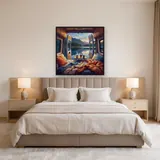 Open-Door Van Life by the Lake – Bedroom