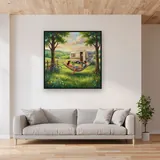 Family Caravan Meadow Camp – displayed in a living room