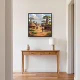Round Huts Under a Bright Sky – Hallway