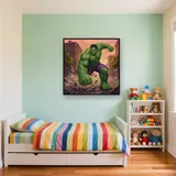 Giant Green Hero City Smash – Kids room