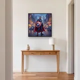 Star Shield Hero on City Street – Hallway