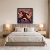 Red Masked Merc with Katanas – Bedroom