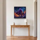 Cosmic Villain with Golden Gauntlet – Hallway