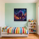 Cosmic Villain with Golden Gauntlet – Kids room