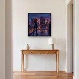 Red-Haired Heroine on Rainy Rooftop – Hallway