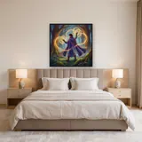 Mystic Cloak Golden Light Circles – Bedroom