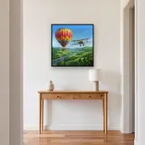 Hot Air Balloon and Vintage Plane – Hallway