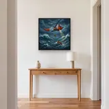 Stormy Sea Helicopter Rescue – Hallway