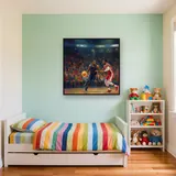 Dribbling in der vollen Arena – Kinderzimmer