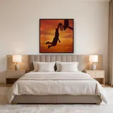 Dunk au ciel orange incandescent – Chambre