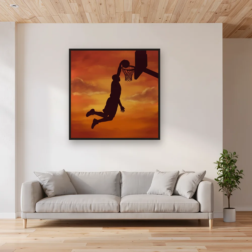Dunk au ciel orange incandescent – Salon