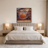 Ball im Netz in Zeitlupe – Schlafzimmer