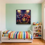 Stadium Scrum Under Floodlights – Kids room