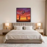 Sunset Kick Through the Posts – Bedroom