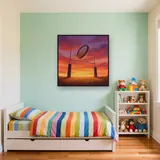 Sunset Kick Through the Posts – Kids room