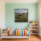 Diving Try in the Mud – Kids room
