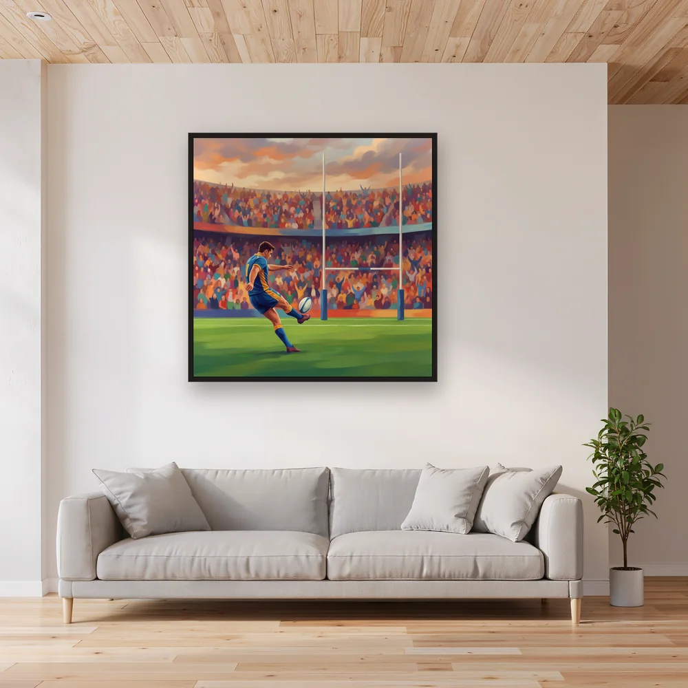 Stadium Conversion Kick Under Lights – Living room
