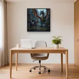 Knight and Dragon at Mountain Pass – Office
