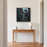 Knight and Dragon at Mountain Pass – Hallway