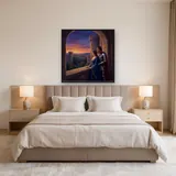 Castle Window Lady and Knight – Bedroom