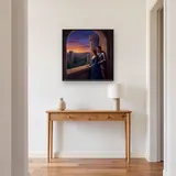 Castle Window Lady and Knight – Hallway