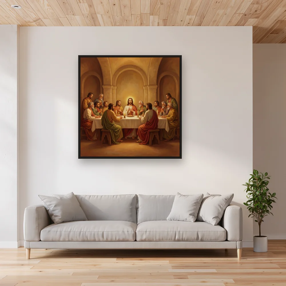 The Last Supper in Warm Light – Living room