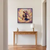 Praying Angel in Clouds of Light – Hallway
