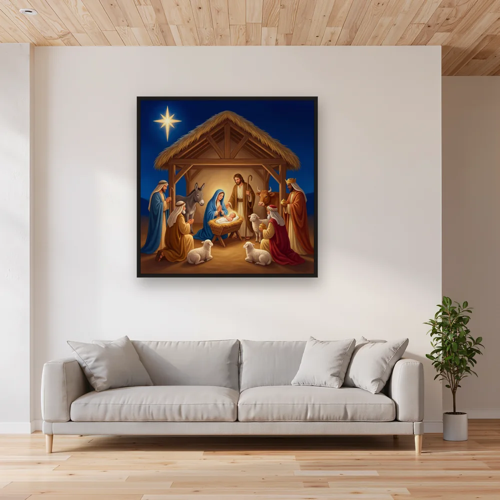 Nativity Under the Guiding Star – Living room
