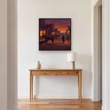 Western Saloon Street at Dusk – Hallway