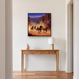 Wild Mustangs in Desert Canyon – Hallway