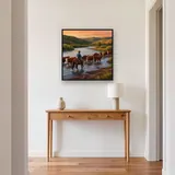 Cattle Drive Across the River – Hallway