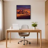 Giza Pyramids Sunset Camel Caravan – Office