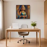 Cleopatra Golden Queen Portrait – Office