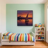 Felucca on the Nile at Sunset – Kids room