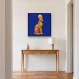 Golden Egyptian Cat Goddess Statue – Hallway