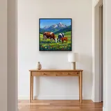 Alpine Meadow Cow Family – Hallway