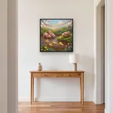 Piglets and Ducklings by the Spring Pond – Hallway