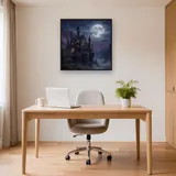 Gothic Castle Full Moon Bats – Office
