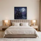Gothic Castle Full Moon Bats – Bedroom