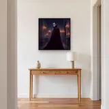 Vampire Count in Candlelit Hall – Hallway
