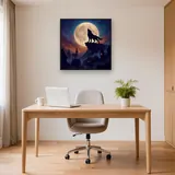 Werewolf Howling Above the Dark Village – Office