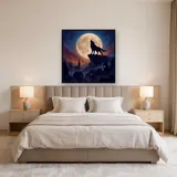 Werewolf Howling Above the Dark Village – Bedroom