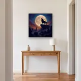 Werewolf Howling Above the Dark Village – Hallway