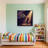 Trumpet Player in Spotlight – Kids room