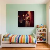 Jazz Singer in Red Velvet Club – Kids room